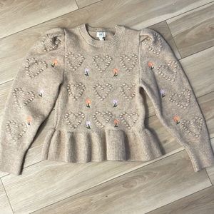 River island petite peplum sweater